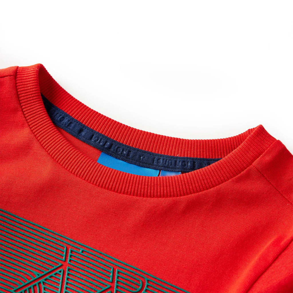 Vidaxl Child's Shirt à manches longues 116 rouge