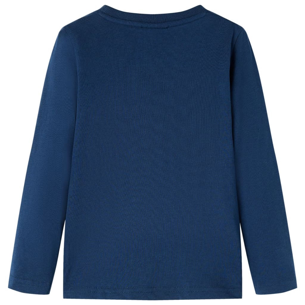 Vidaxl Child's Shirt à manches longues 92 bleu marine