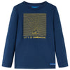 Vidaxl Child's Shirt à manches longues 116 bleu marine
