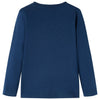 Vidaxl Child's Shirt à manches longues 128 bleu marine