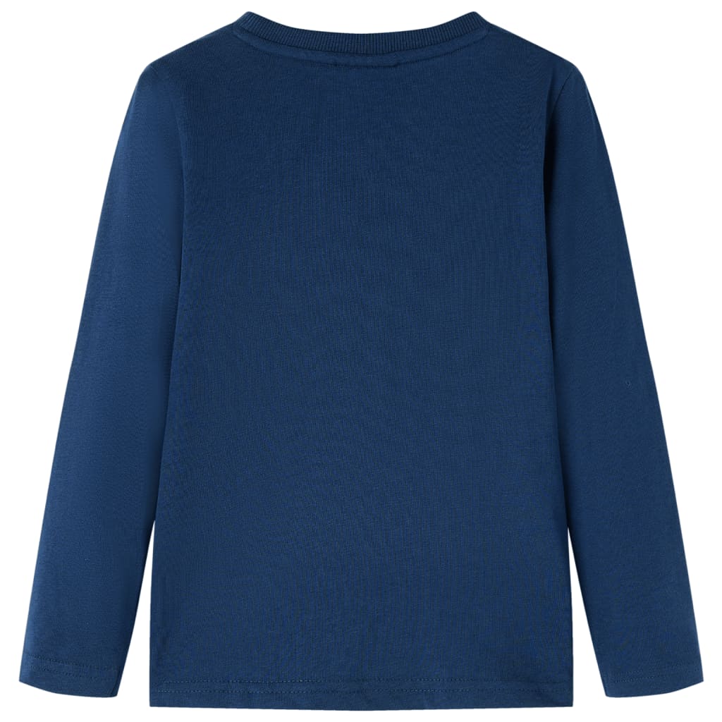 Vidaxl Child's Shirt à manches longues 140 bleu marine