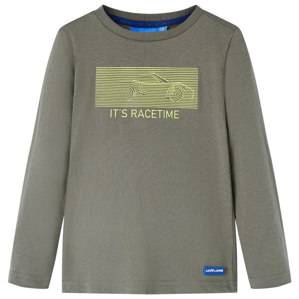 Vidaxl Child's Shirt à manches longues 128 Kakikientig