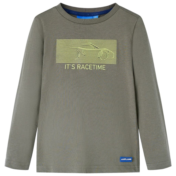 Vidaxl Child's Shirt à manches longues 128 Kakikientig