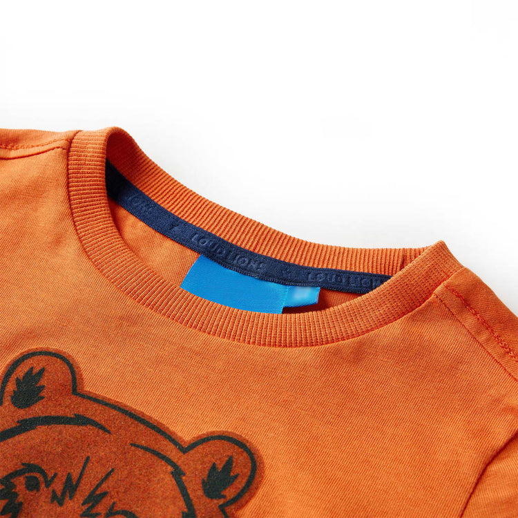 Vidaxl Children's Shirt à manches longues 104 Donkeroranje