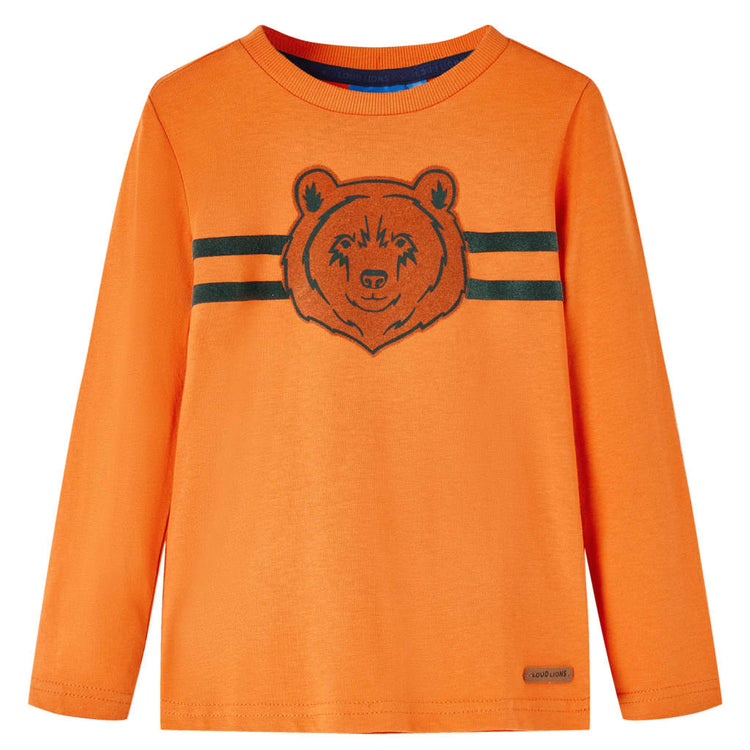 Vidaxl Children's Shirt à manches longues 128 Donkeroranje