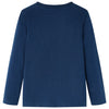 Vidaxl Child's Shirt à manches longues 140 bleu marine