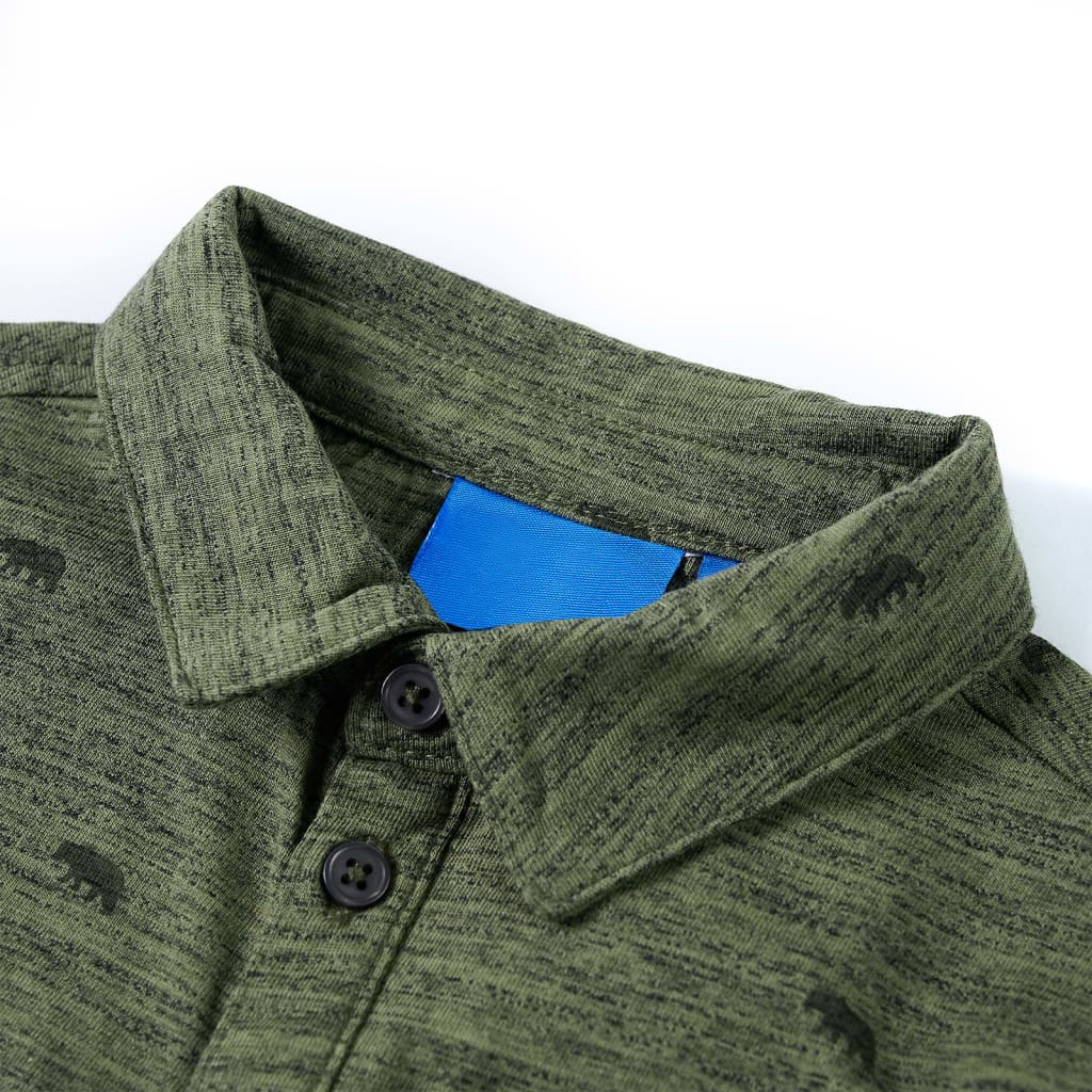 Vidaxl Child's Shirt 92 mixte kaki -colored