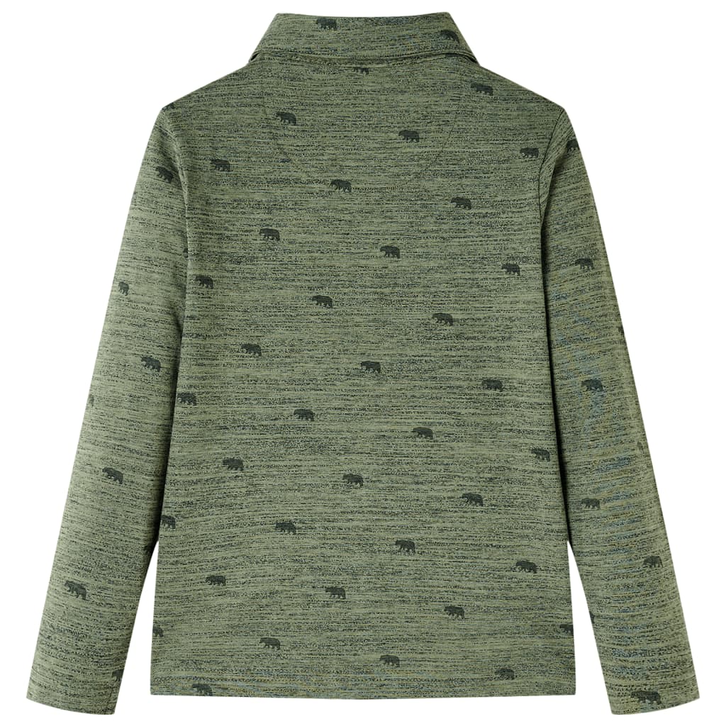 Vidaxl Child's Shirt 140 mixte kakik colored