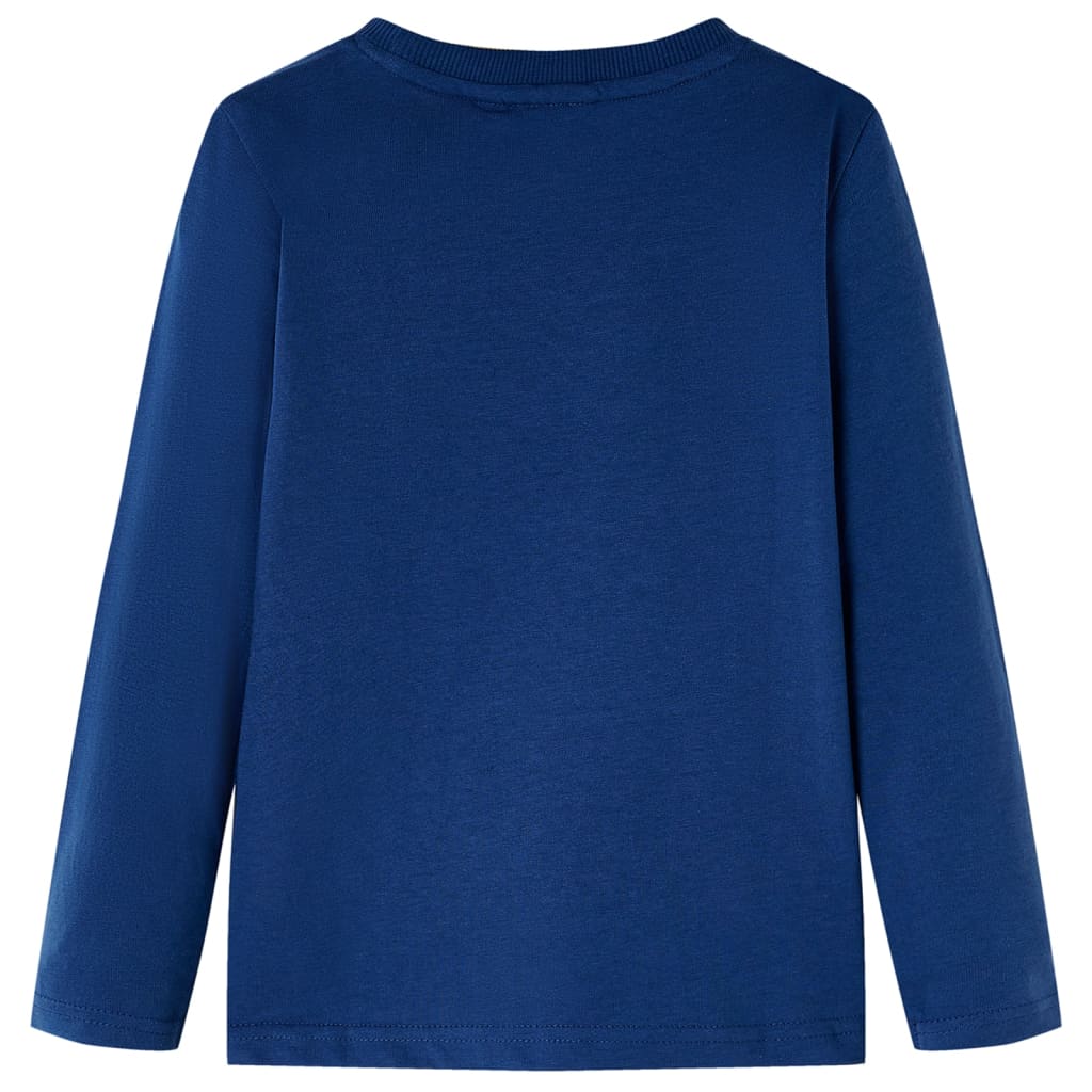 Vidaxl Child's Shirt avec manches longues 92 jeans bleu