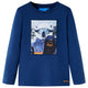 Vidaxl Child's Shirt avec manches longues 116 jeans bleu