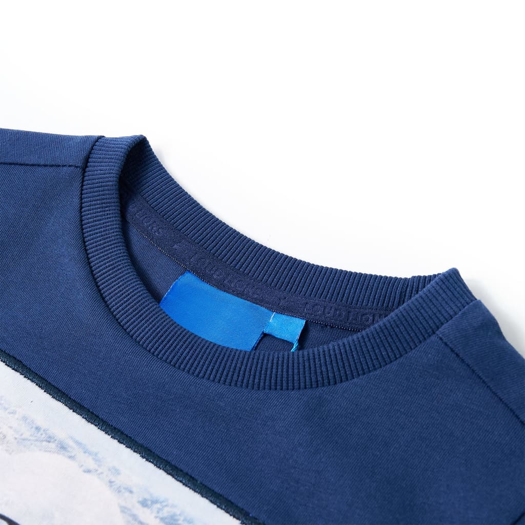 Vidaxl Child's Shirt à manches longues 128 jeans bleu