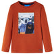 Vidaxl Children's Shirt à manches longues 140 légèrement rouille -colored