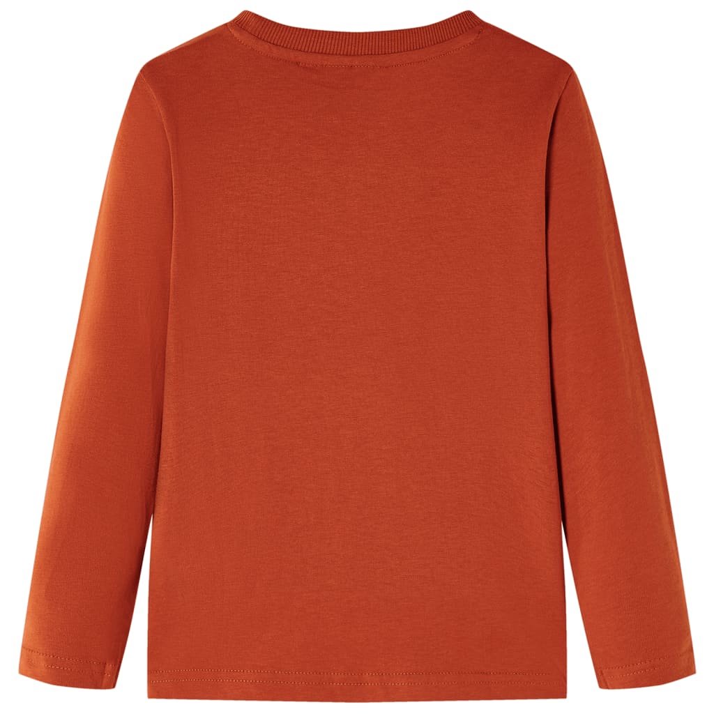 Vidaxl Children's Shirt à manches longues 140 légèrement rouille -colored