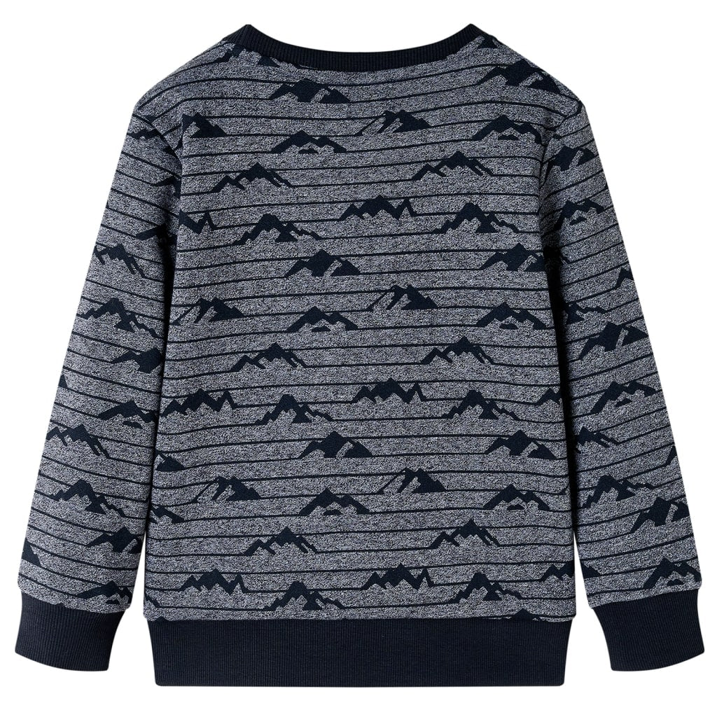 Pull pour enfants Vidaxl 116 Bleu marine mixte