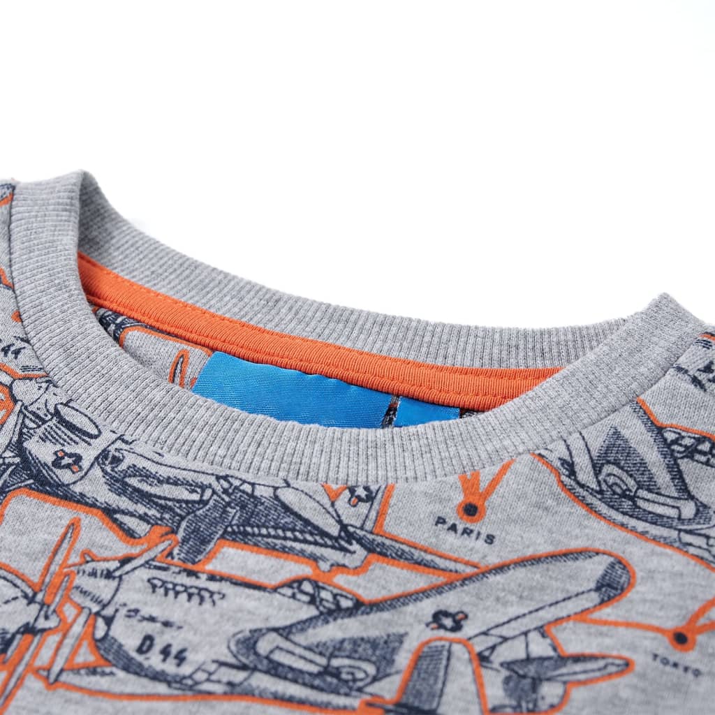 Vidaxl Pull pour enfants 116 gris mixte