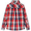 Vidaxl Children's Shirt Chemise 104 rouge et bleu marine