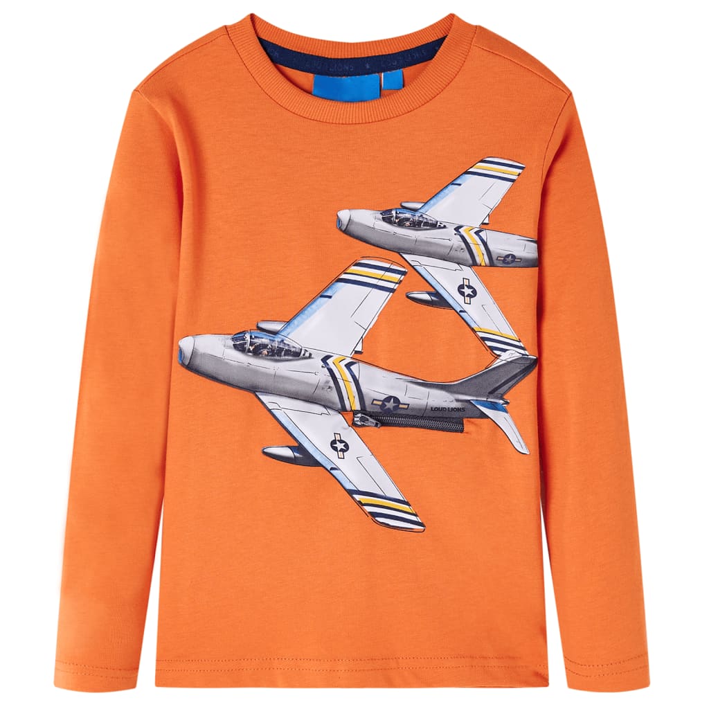Vidaxl Children's Shirt à manches longues 104 Donkeroranje