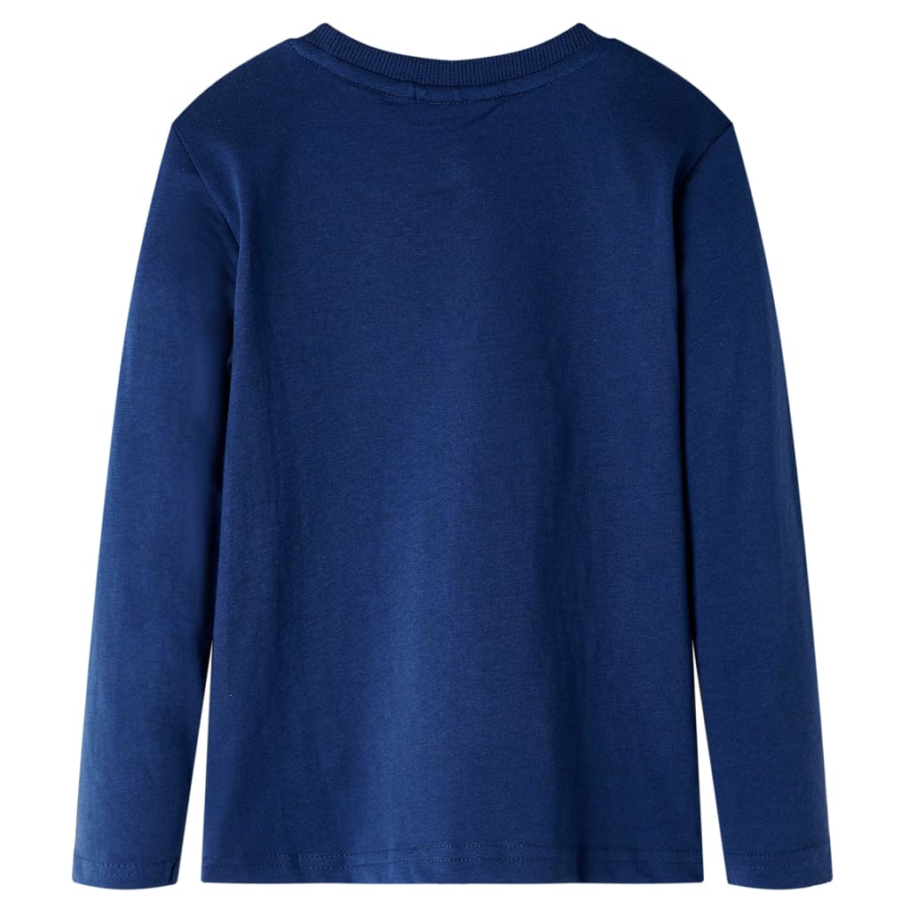 Vidaxl Child's Shirt à manches longues 92 bleu marine