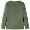 Vidaxl Child's Shirt avec manches longues 92 Kaki mixte -colored