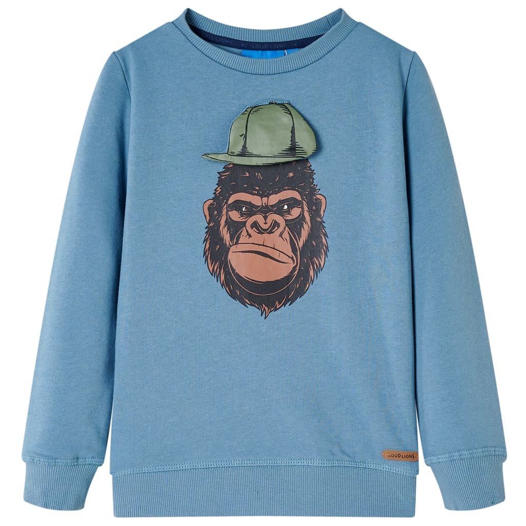 Pull pour enfants Vidaxl 140 Middelblauw