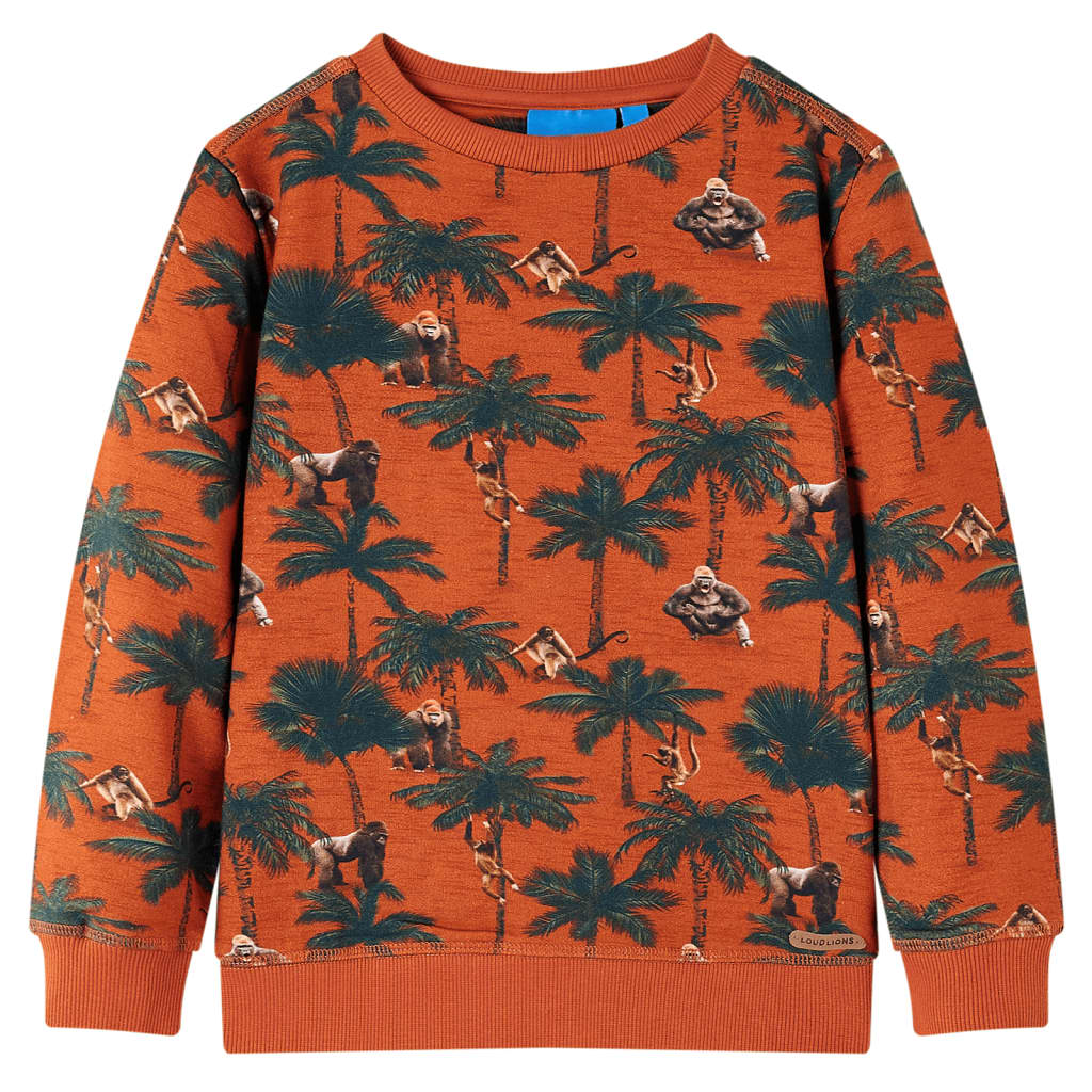 Vidaxl Pull pour enfants 92 Couleur de rouille légère