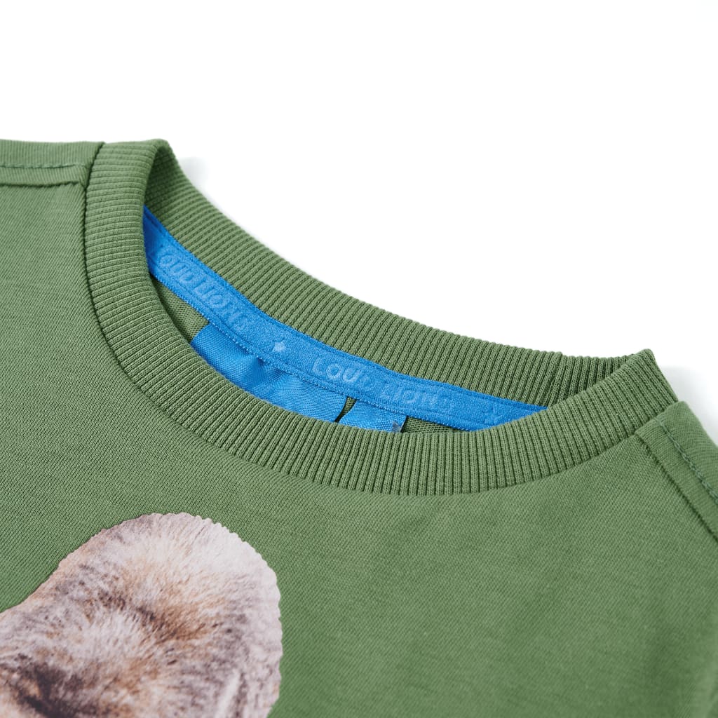 Vidaxl Child's Shirt à manches longues 92 Light Kakikientig