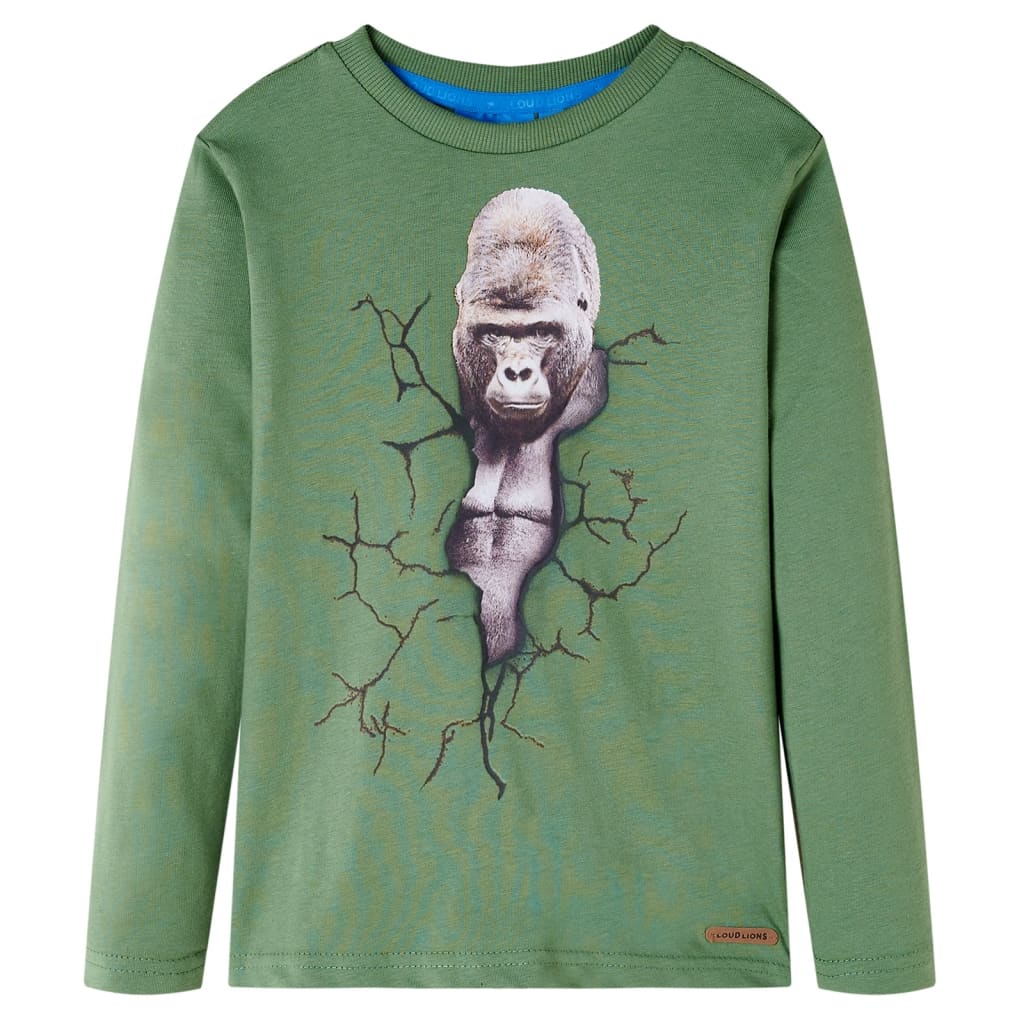 Vidaxl Child's Shirt à manches longues 116 Light Kissy