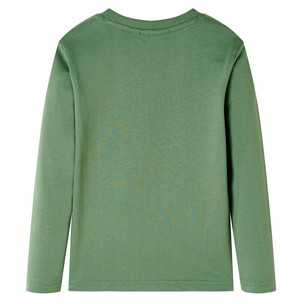 Vidaxl Child's Shirt à manches longues 128 Kakikientig léger