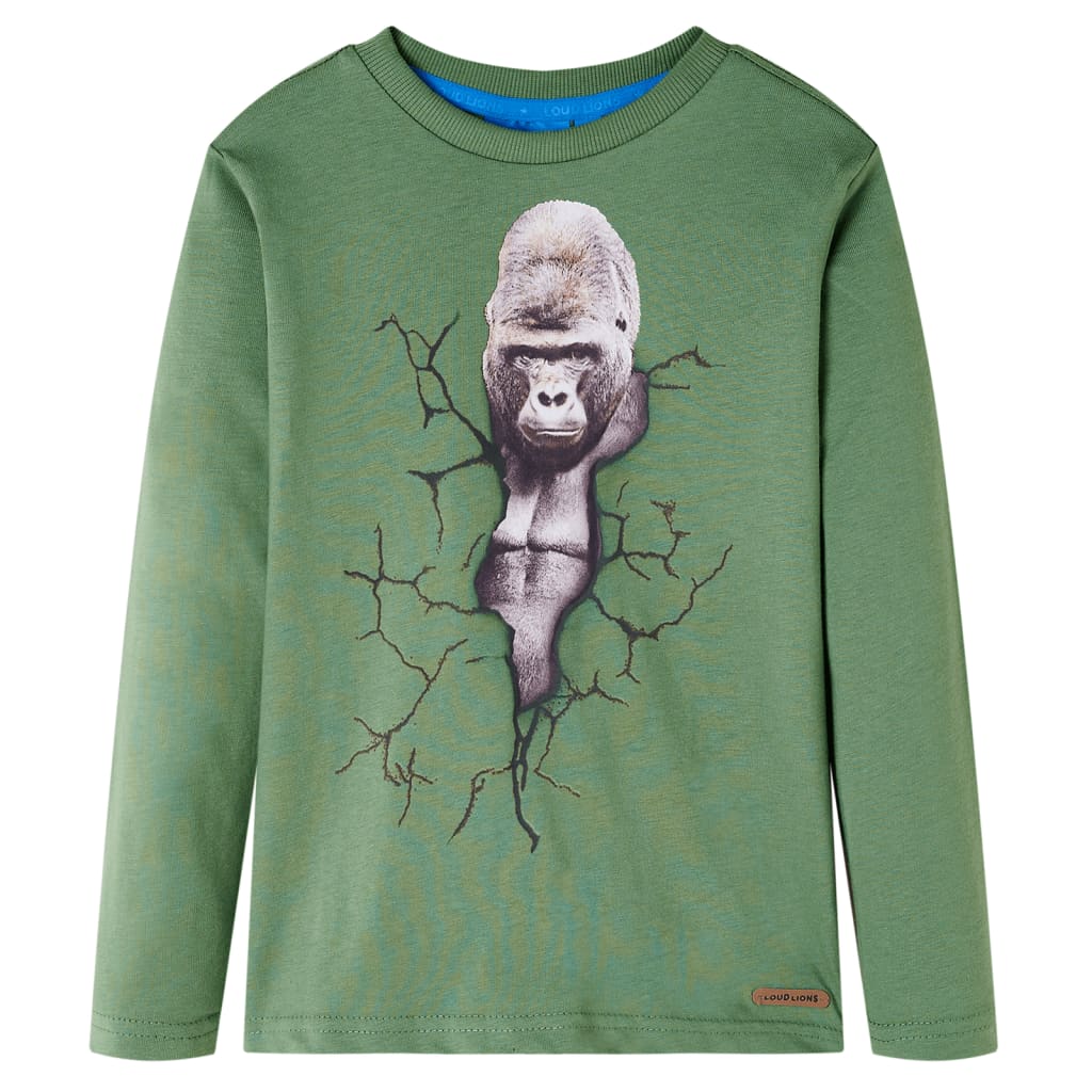 Vidaxl Children's Shirt à manches longues 140 blague légère -colore
