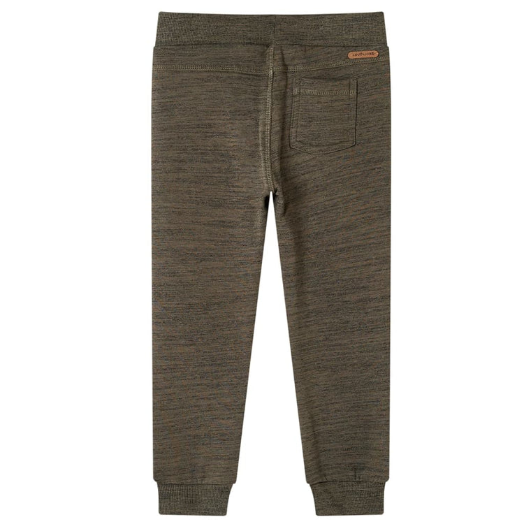 Vidaxl pantalon de jogging pour enfants 92 kaki foncé mixte