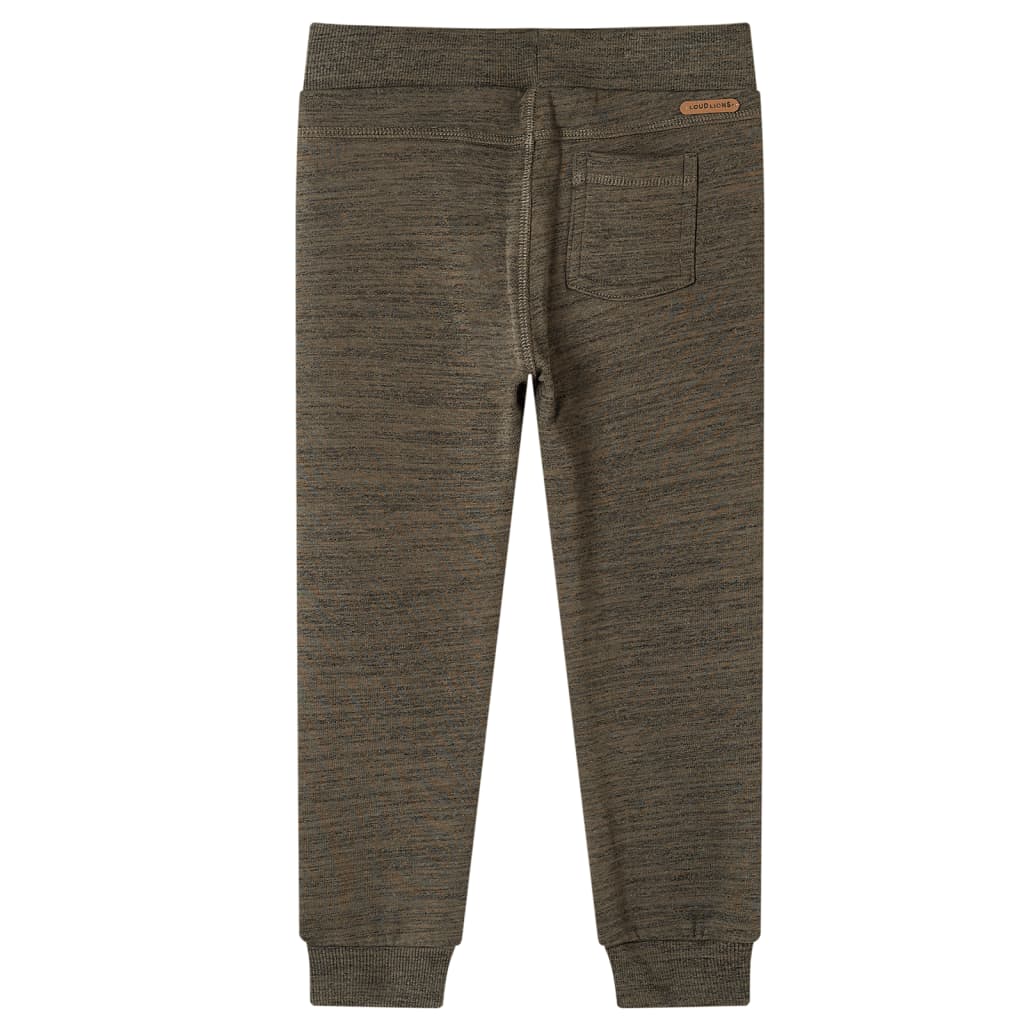 Vidaxl pantalon de jogging pour enfants 104 kaki foncé mixte