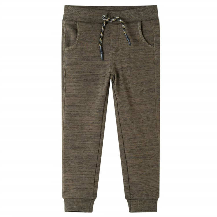 Vidaxl pantalon de jogging pour enfants 140 kaki foncé mixte
