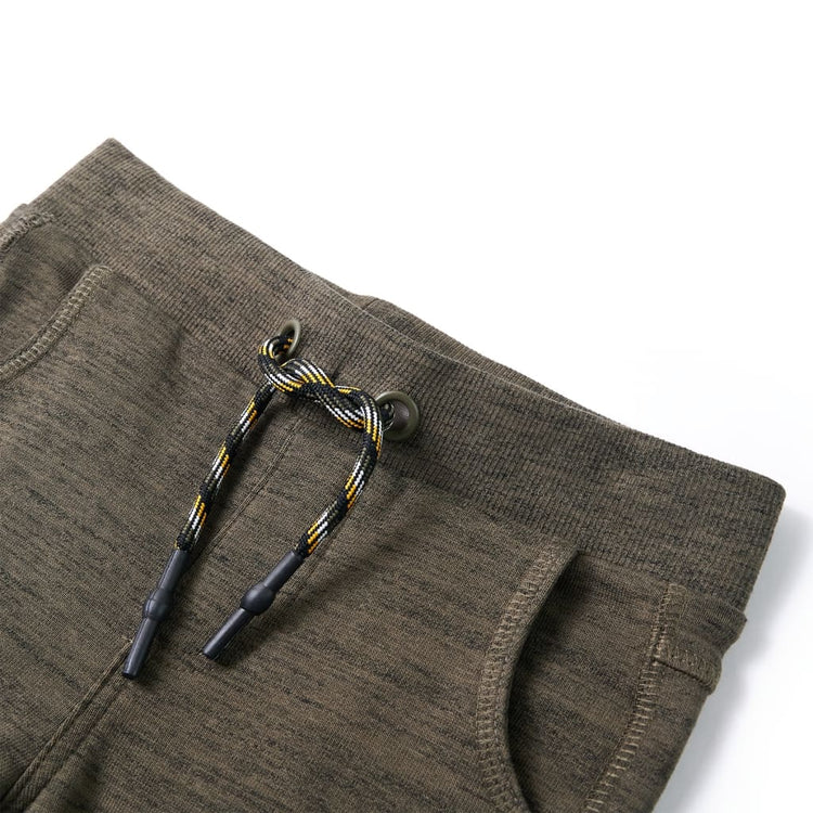 Vidaxl pantalon de jogging pour enfants 140 kaki foncé mixte