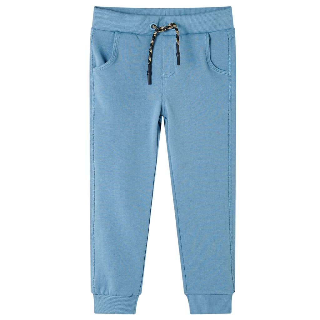 Vidaxl pantalon de jogging pour enfants 128 bleu