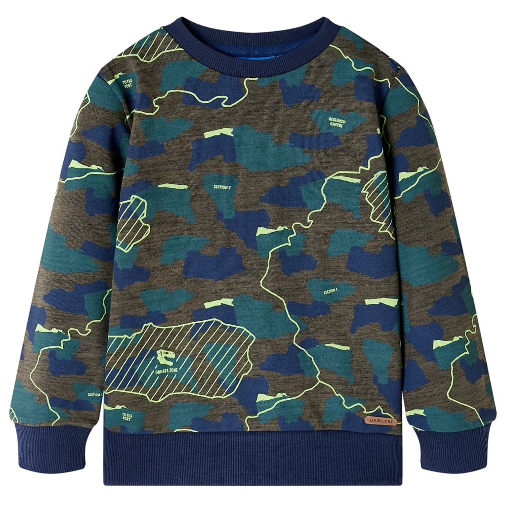 Vidaxl Child's Shirt 104 mixte Dark Kack -Colored