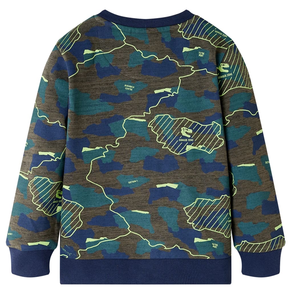 Vidaxl Child's Shirt 104 mixte Dark Kack -Colored