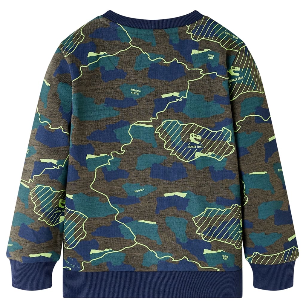 Vidaxl Child's Shirt 116 mixte Dark Kack -Colored