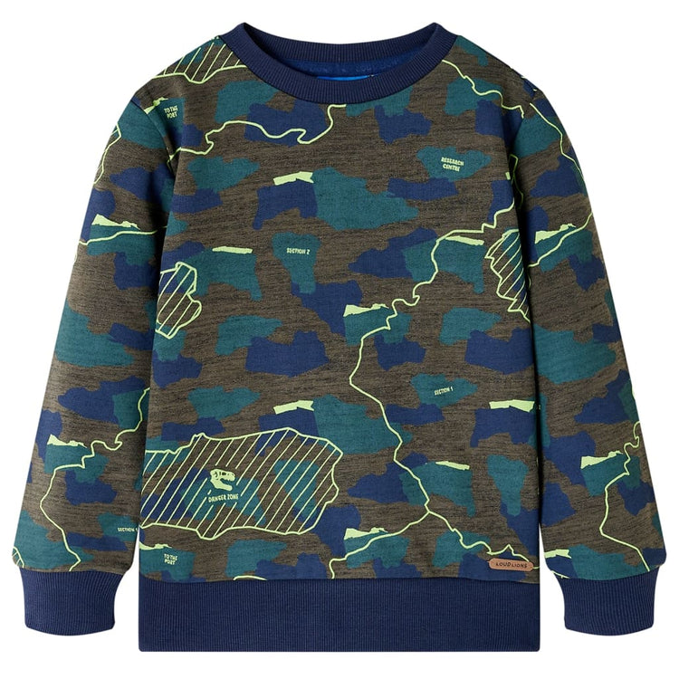 Vidaxl Child's Shirt 128 manqué kakikientig noir