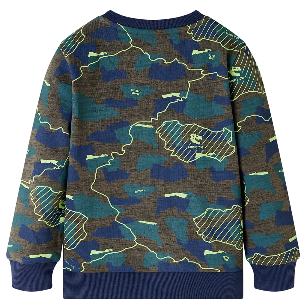 Vidaxl Child's Shirt 128 manqué kakikientig noir