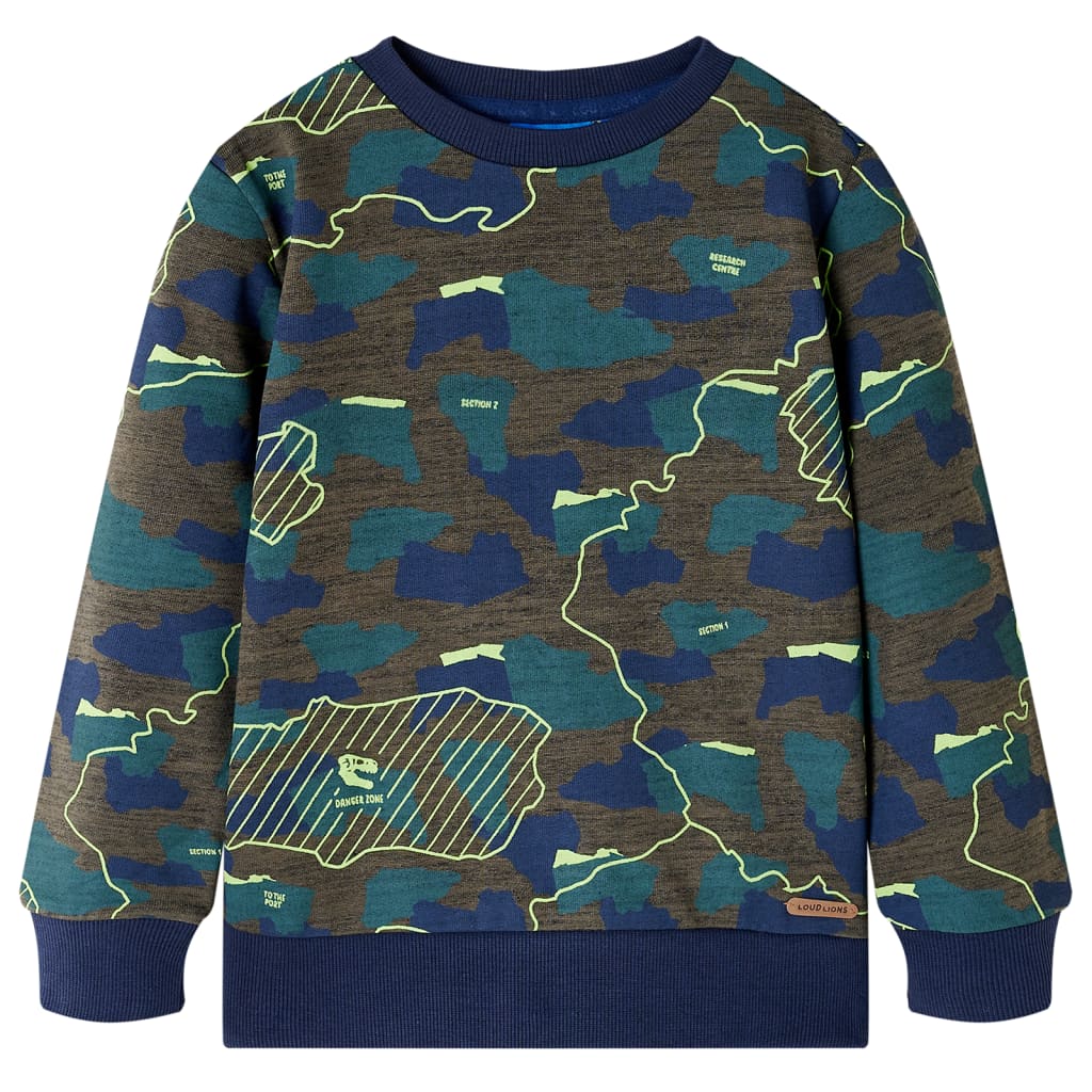 Vidaxl Child's Shirt 140 mixte Dark Kack -Colored