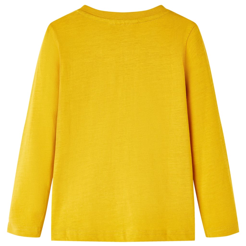 Vidaxl Children's Shirt avec manches longues 92 Ochère -colored