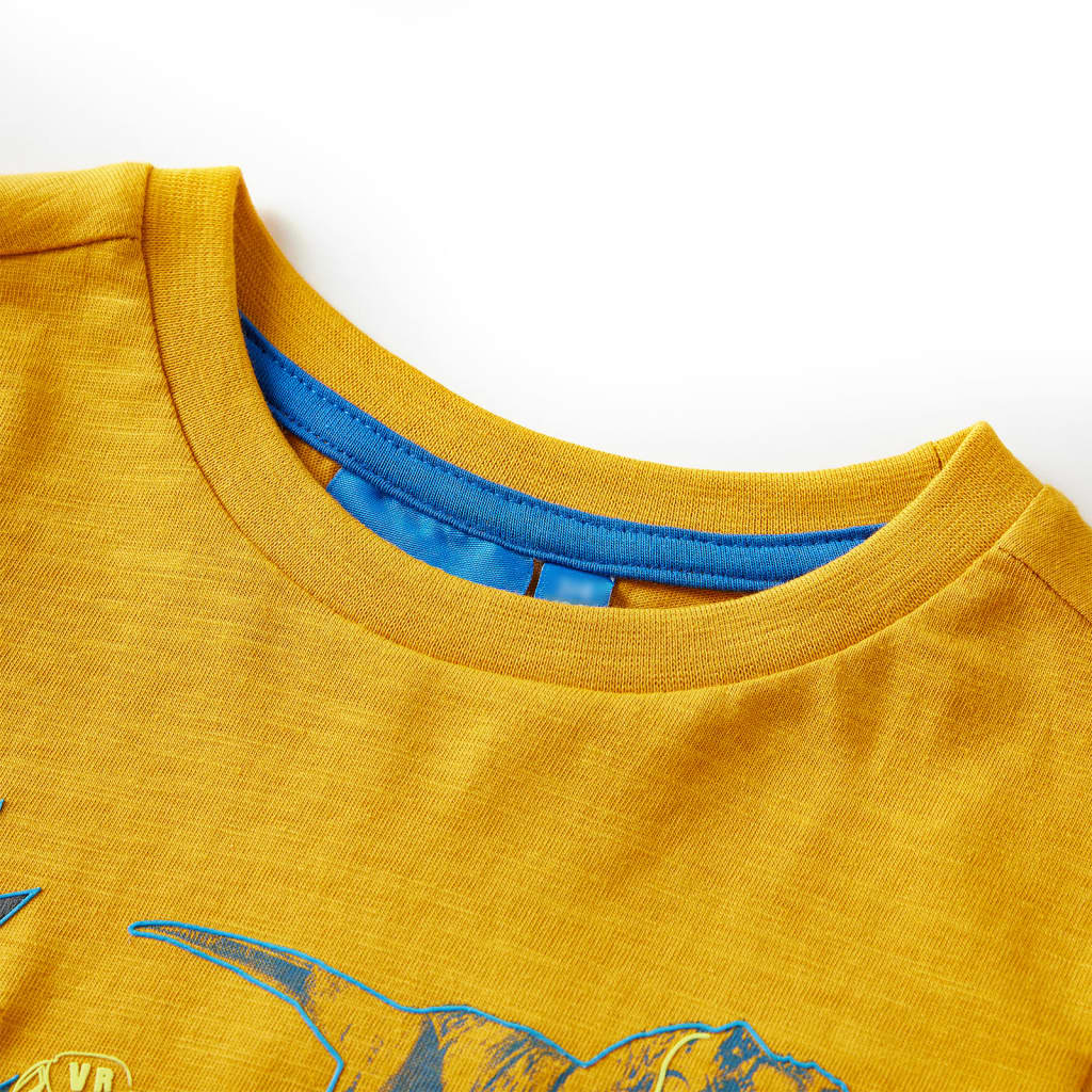 Vidaxl Children's Shirt à manches longues 116 Ochère -colored