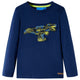 Vidaxl Child's Shirt à manches longues 104 bleu marine