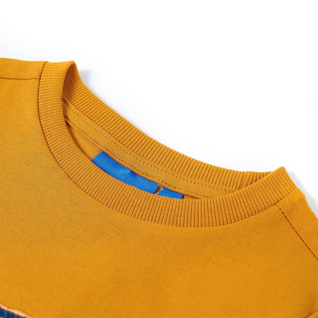 Vidaxl Children's Shirt avec manches longues 92 Ochère -colored