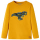 Vidaxl Children's Shirt avec manches longues 104 Ochère -colored