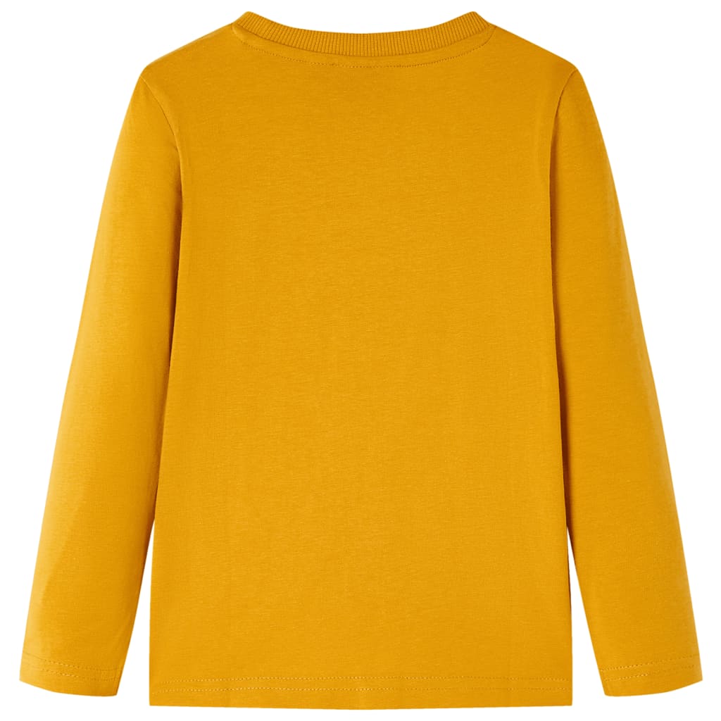 Vidaxl Children's Shirt avec manches longues 104 Ochère -colored