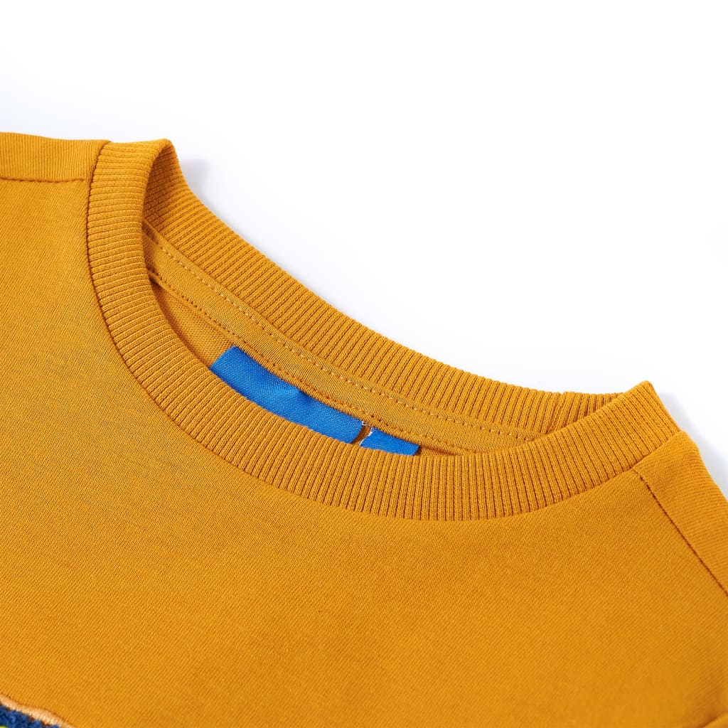 Vidaxl Children's Shirt à manches longues 128 Ochère Couleur