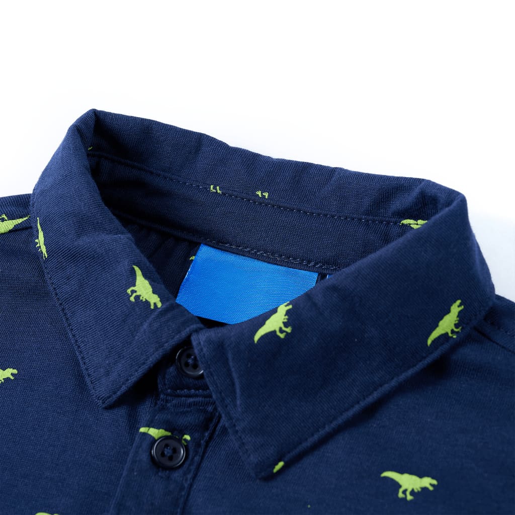Vidaxl Child's Shirt 128 Navy Blue