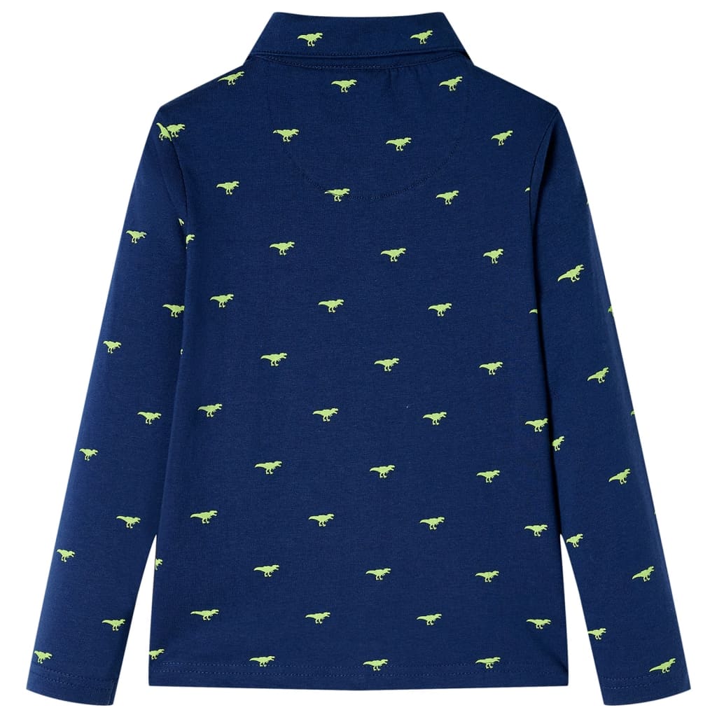 Vidaxl Child's Shirt 140 Bleu marine