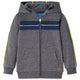 Vidaxl gilet pour enfants avec capuche et fermeture éclair 92 gris mixte